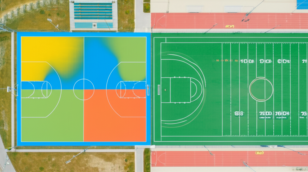Basketbol & Futbol Sahası